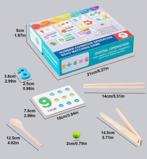 Montessori- Juego de matemáticas