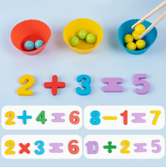 Montessori- Juego de matemáticas