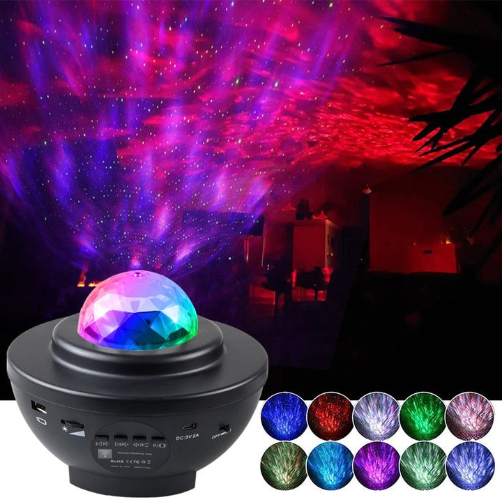 SkyColors™ - Proyector Galaxia Bluetooth parlante Luces