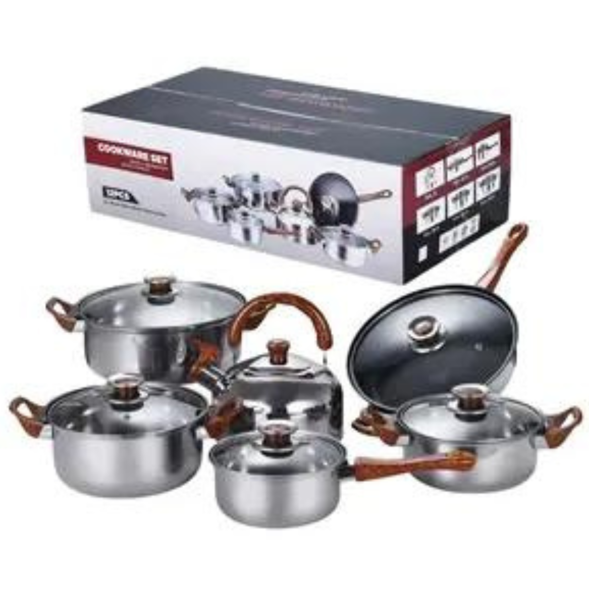 GCookPro™ - Set de cocina ollas/sartenes 12 piezas