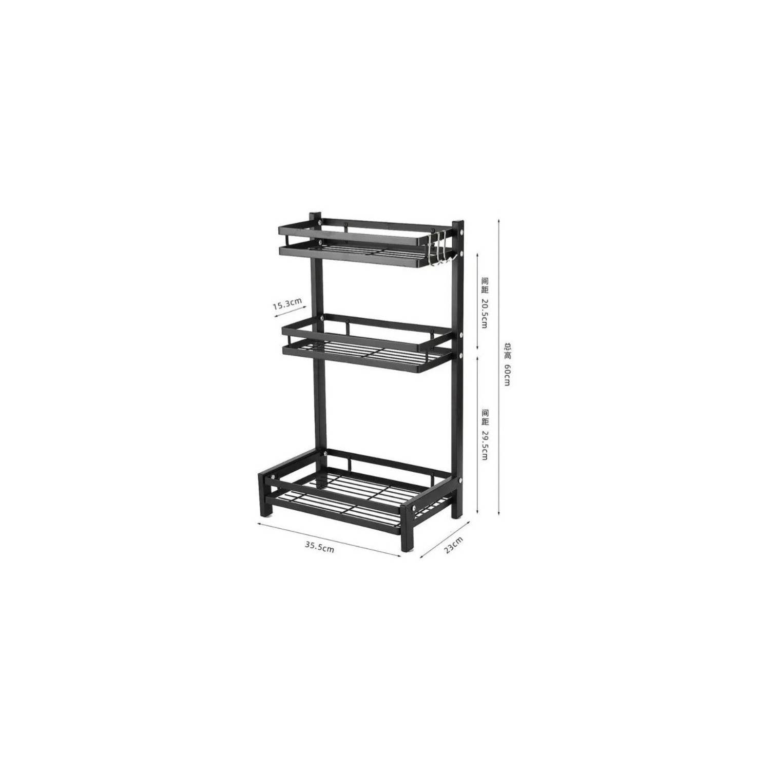 Holespcy™ - Organizador Rack 3 niveles de Cocina